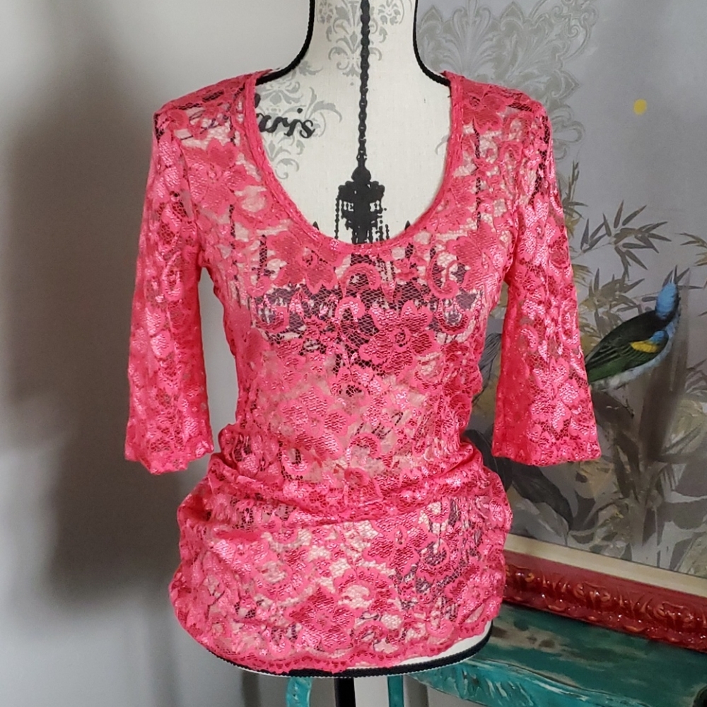 NWOT BKE Lace blouse